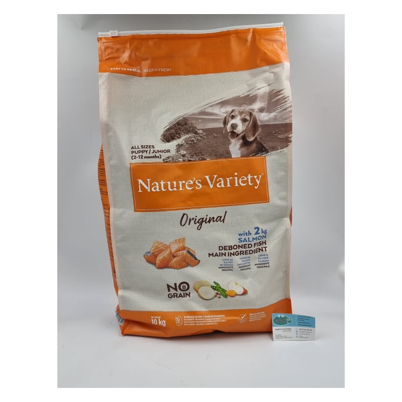 Nature's variéty original puppy saumon 10 kg
