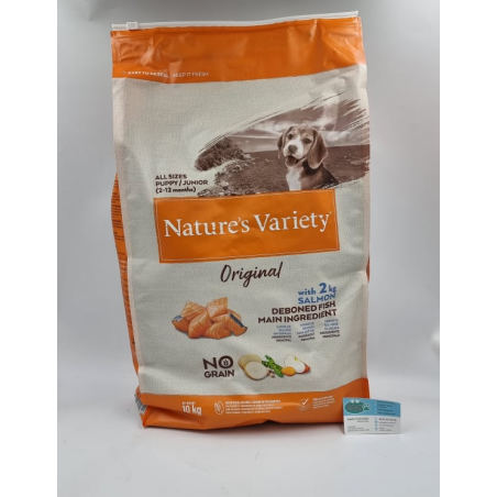 Nature's variéty original puppy saumon 10 kg